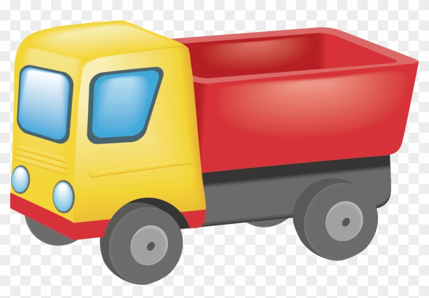 Transportation Vector Kids Truck - Toy Truck Png Clipart #3678377