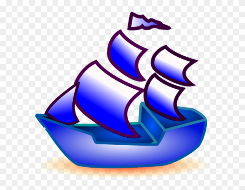 Sail Ship Icon Vector Clip Art - Animated Pic Of Ship - Png Download