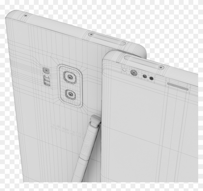 Samsung Galaxy Note 9 All Colors Concept - Sketch Clipart #3678822
