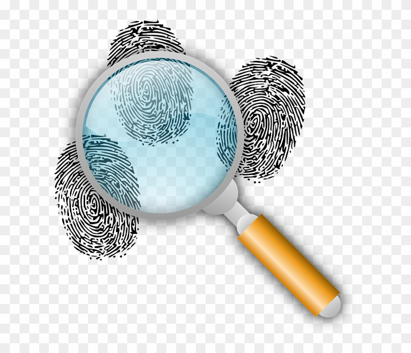 Detective, Clues, Police Work, Find, Fingerprints - Busqueda De Huellas Dactilares Clipart #3678994