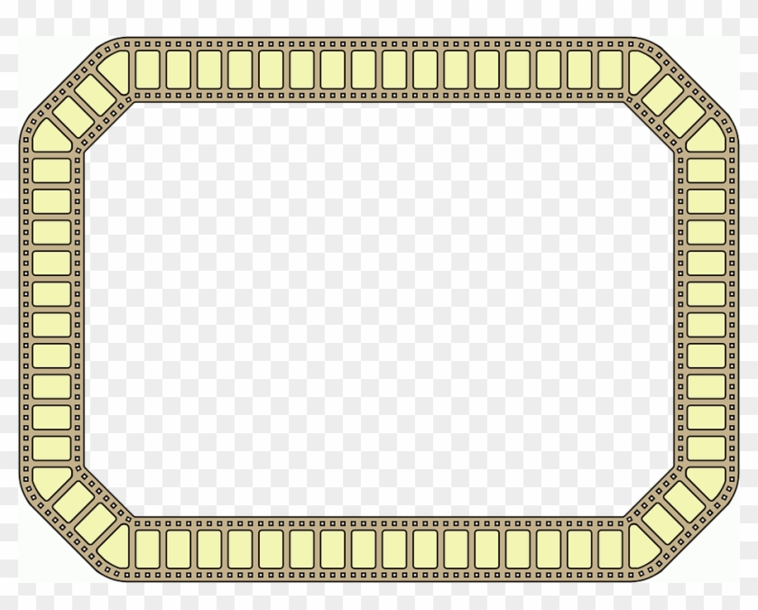 Film Movie Cinema Entertainment Border Frame - Vector Graphics Clipart