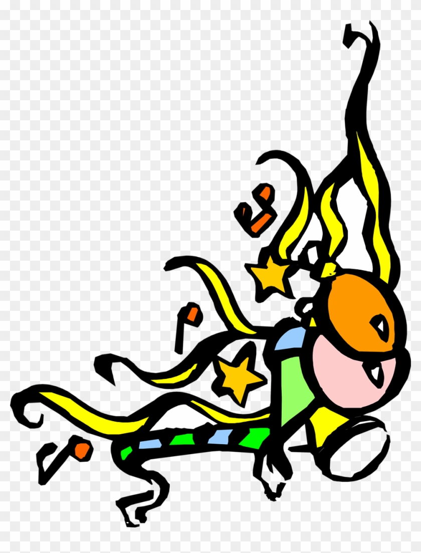 Clip Art Balloons And Confetti - Png Download