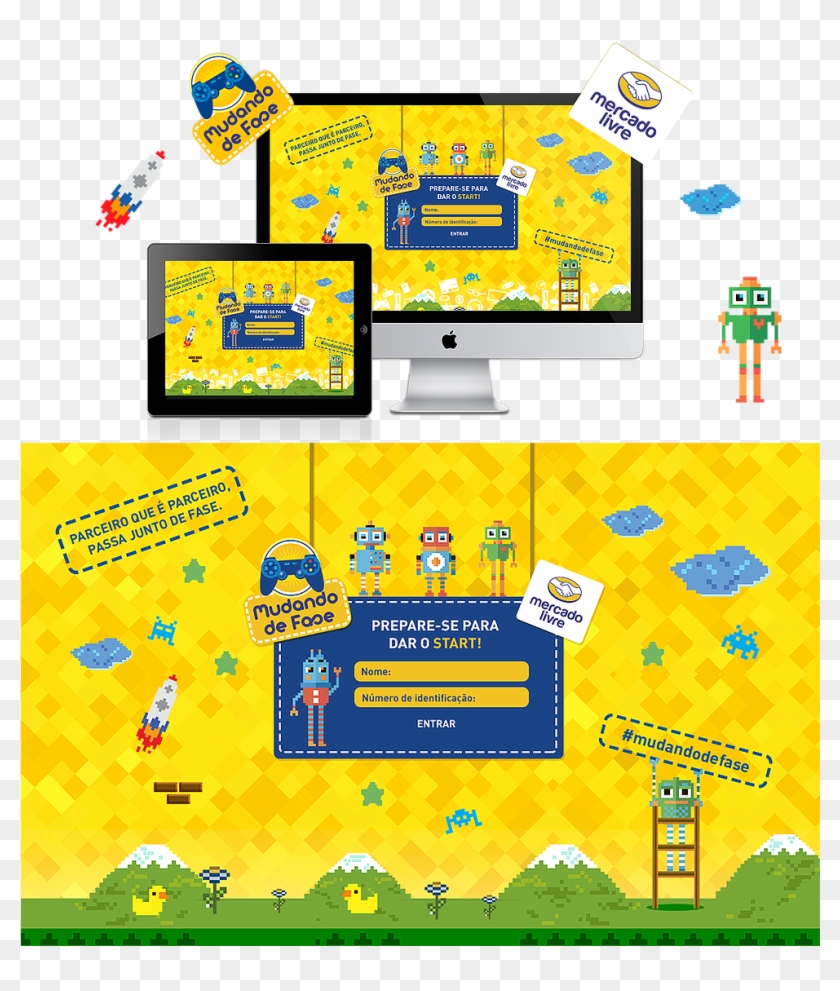 Mercado Livre Social Media Posts - Illustration Clipart