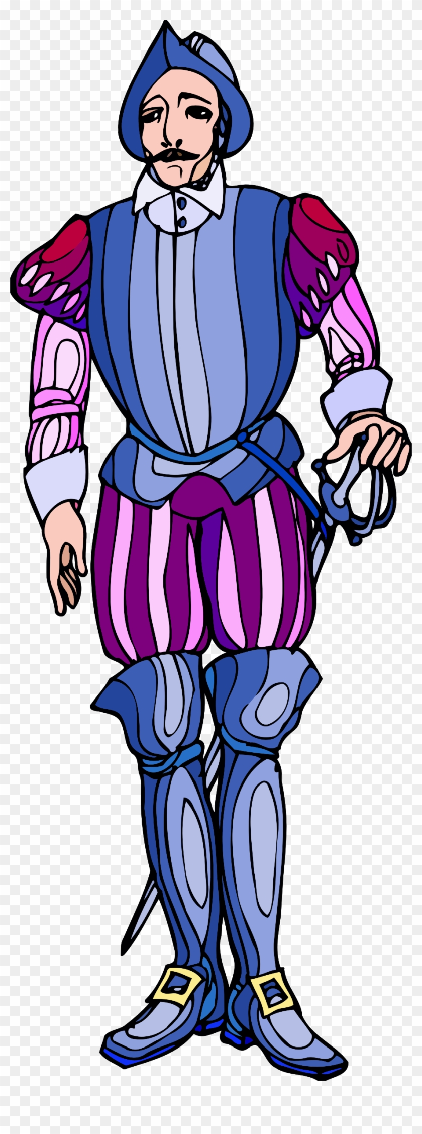 This Free Icons Png Design Of Shakespeare Characters - Shakespeare As A Soldier Clipart #3679544