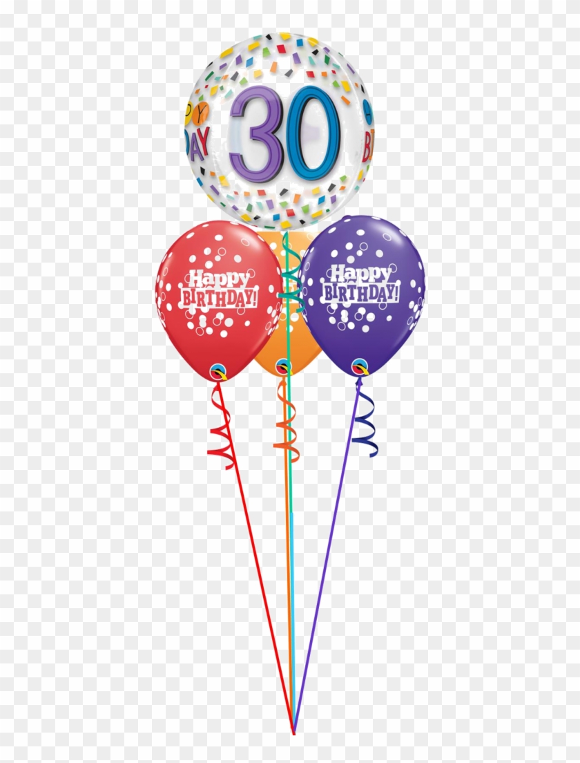 30th Orbz Confetti Layer - Balloon Clipart #3679635