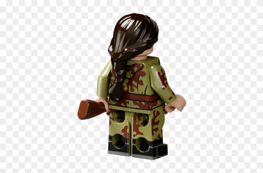 Russian Female Sniper - Figurine Clipart