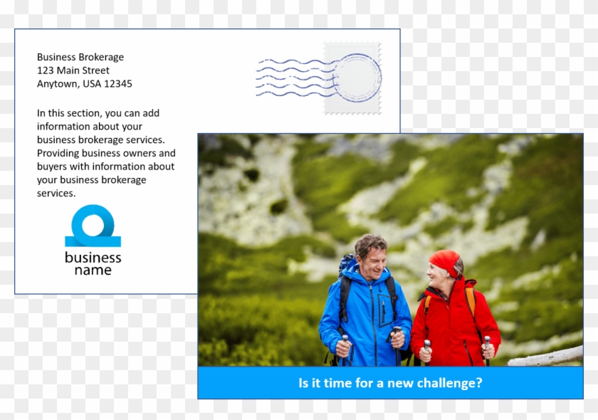 Business Broker Postcard Template - Weight Loss Clipart