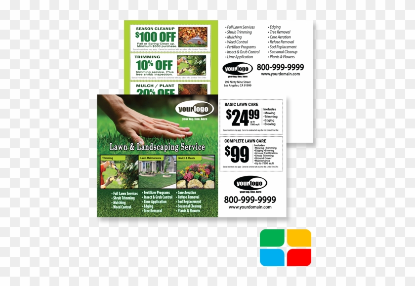 Landscaping Postcards La010002 - Tree Care Postcards Clipart