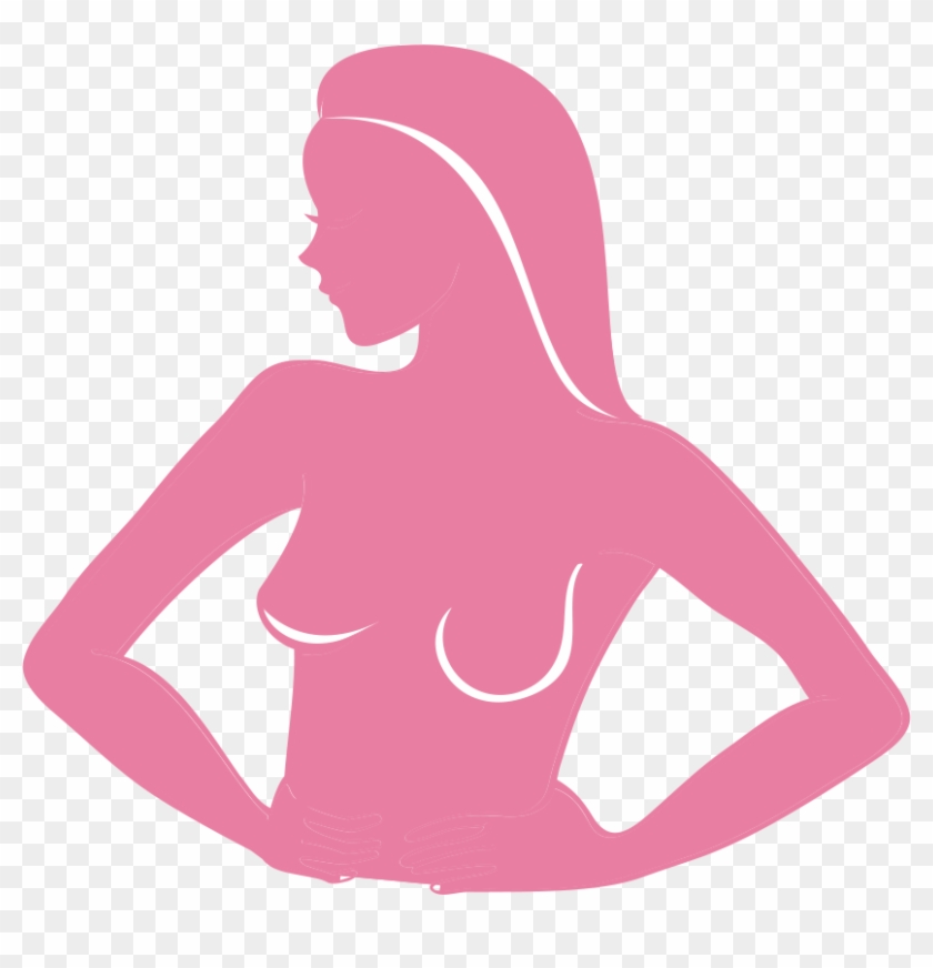 Collection Of Free Breste Clipart Silhouette Download - Breast Cancer Woman Silhouette Png Transparent Png #3680319