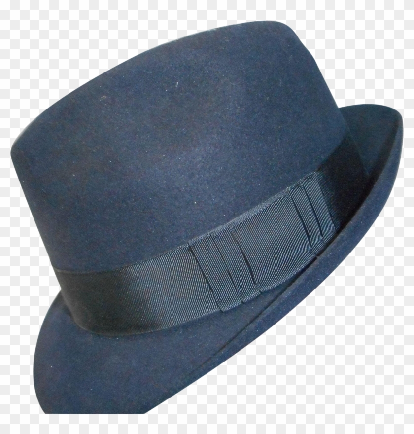 Fantastic Black European Fedora Hat At Eleanor's Legacy - Fedora Clipart
