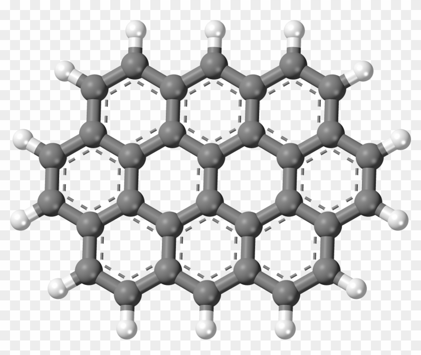 Ovalene 3d Ball - 1 Naphthaleneacetic Acid 3d Clipart