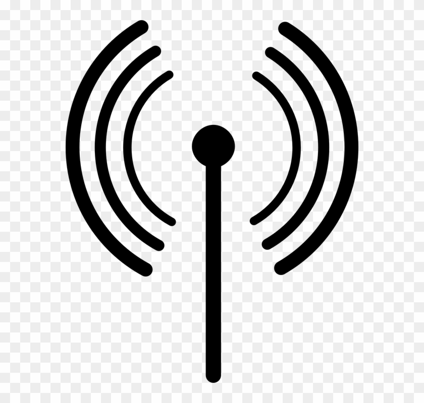Network Wireless Router Antenna Transmission - Wifi Clipart - Png Download