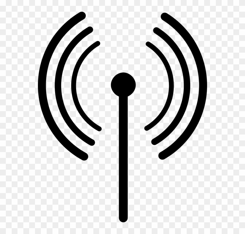 Network Wireless Router Antenna Transmission - Wifi Clipart - Png Download #3681316