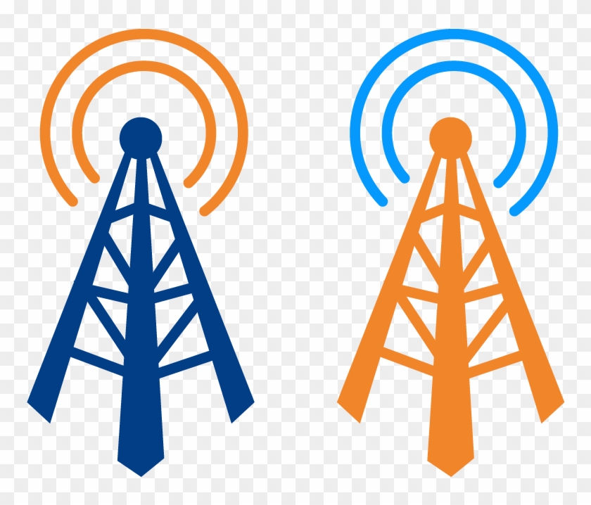 Cell Phone Icon Png Free File - Radio Antenna Vector Clipart