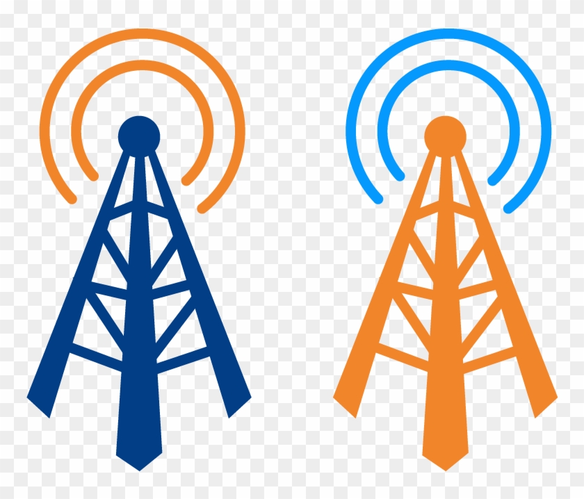 Cell Phone Icon Png Free File - Radio Antenna Vector Clipart #3681318