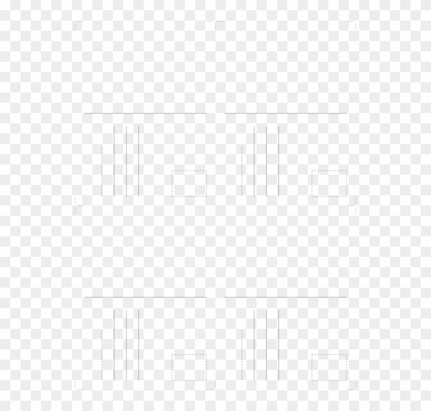 Paper Line Angle Brand - Monochrome Clipart