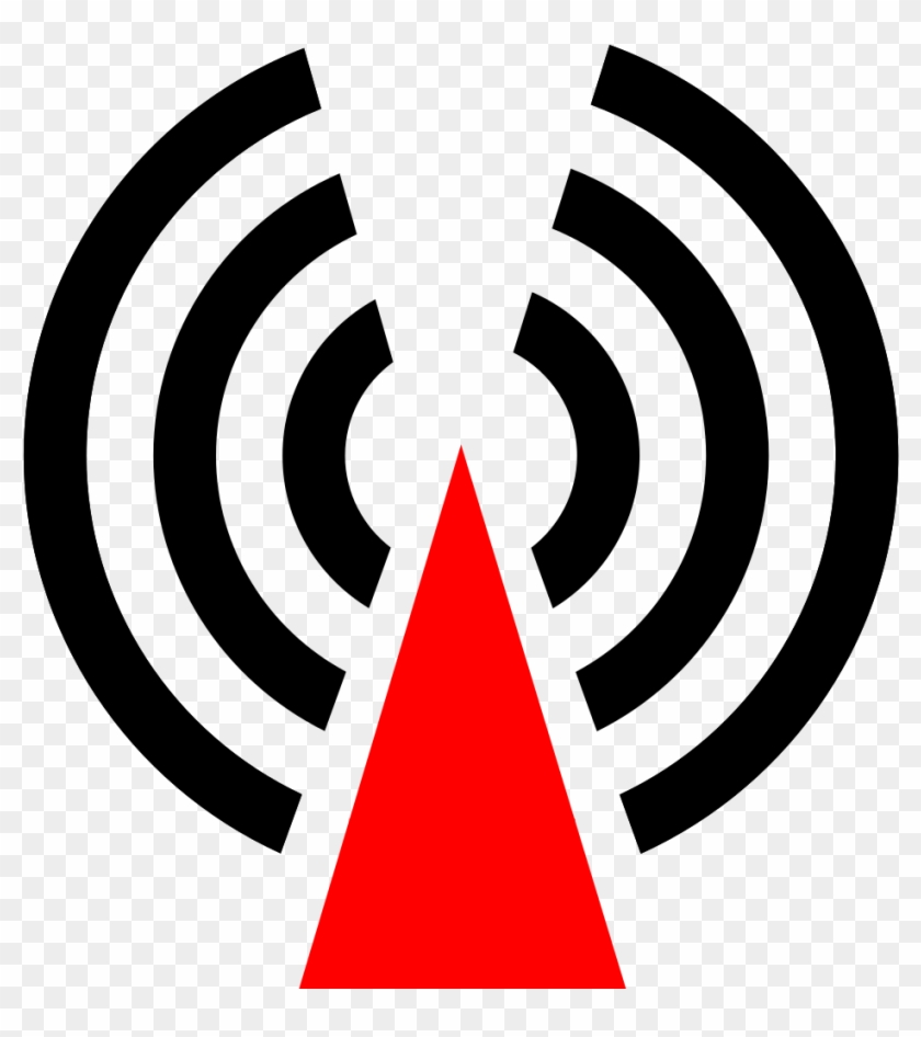 Antenna Flat Icon - Antenna Clipart #3681679