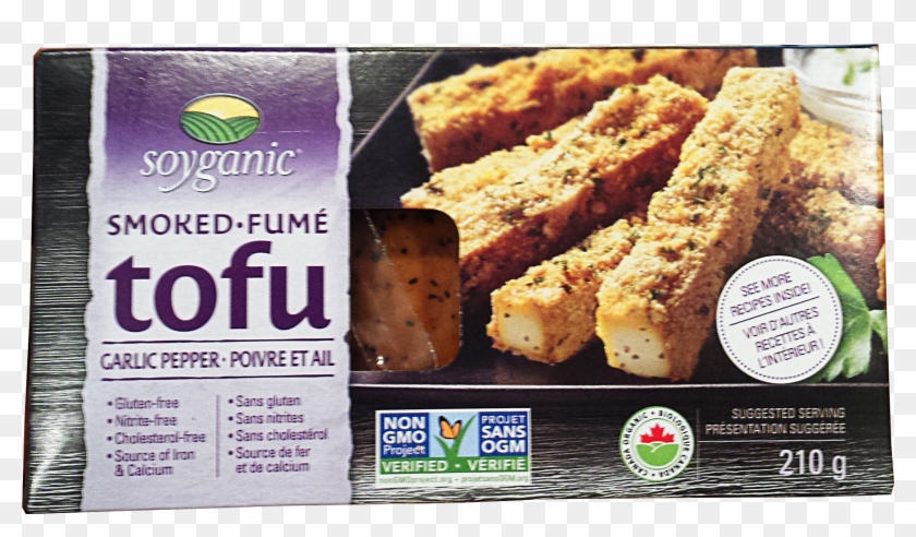 Soyganic Smoked Garlic-peppered Tofu - Soyganic Smoked Tofu Garlic Pepper Clipart #3681683