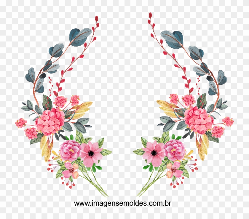 Modelo, Imagem De Flores 2 Para Casamento - Flores Para Convite De Casamento Clipart #3682089