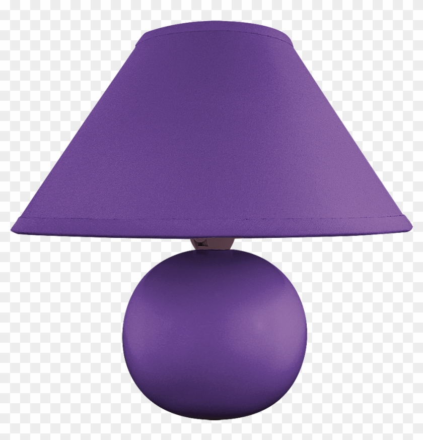 Lampara De Mesa Lila , Png Download - Fialová Lampička Clipart