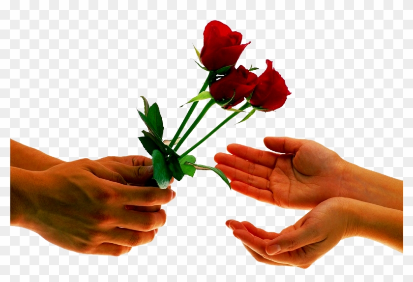 Mãos Com Flores Em Png - 14 February Valentine Day Clipart