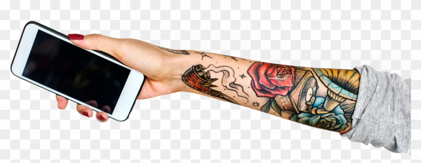 Contact Us Banner - Temporary Tattoo Clipart