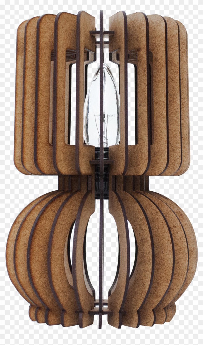 Lámpara Para Mesa En Plano Seriado - Wood Clipart #3683087