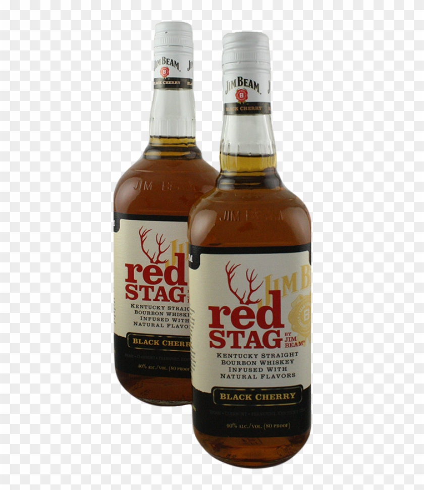 Jim Beam Red Stag Black Cherry 35% 1l Clipart