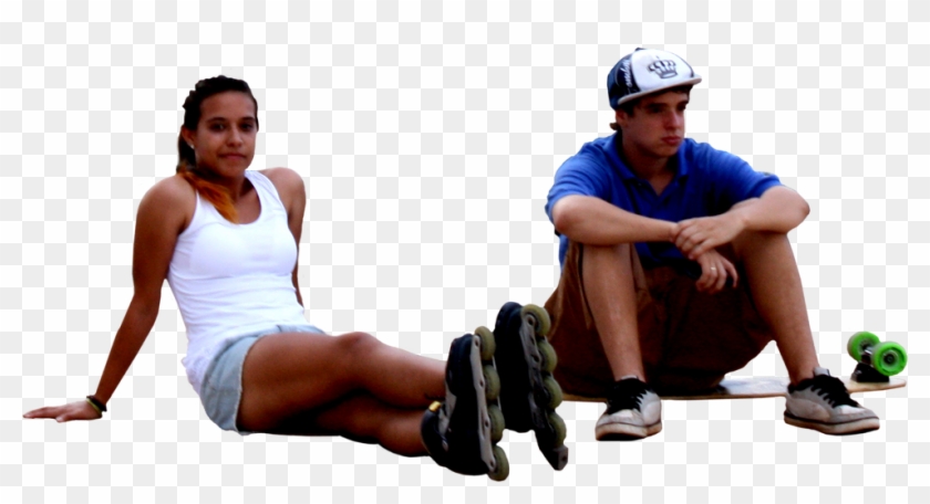 Grupo Pareja Sentados Sentada - Grupo De Personas Sentadas Png Clipart