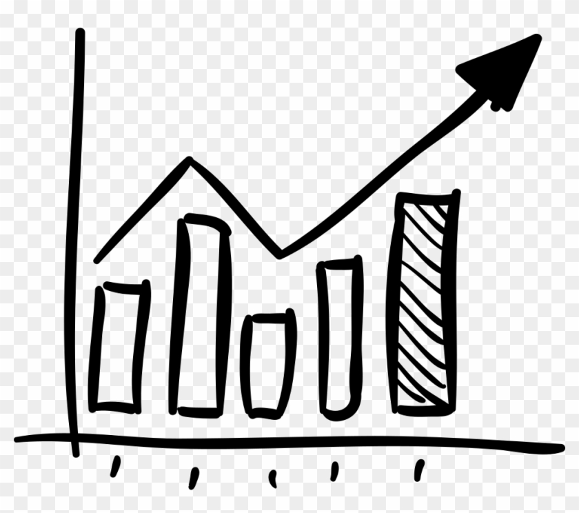 Business Statistics Png Icon - Hand Drawn Graph Icon Clipart
