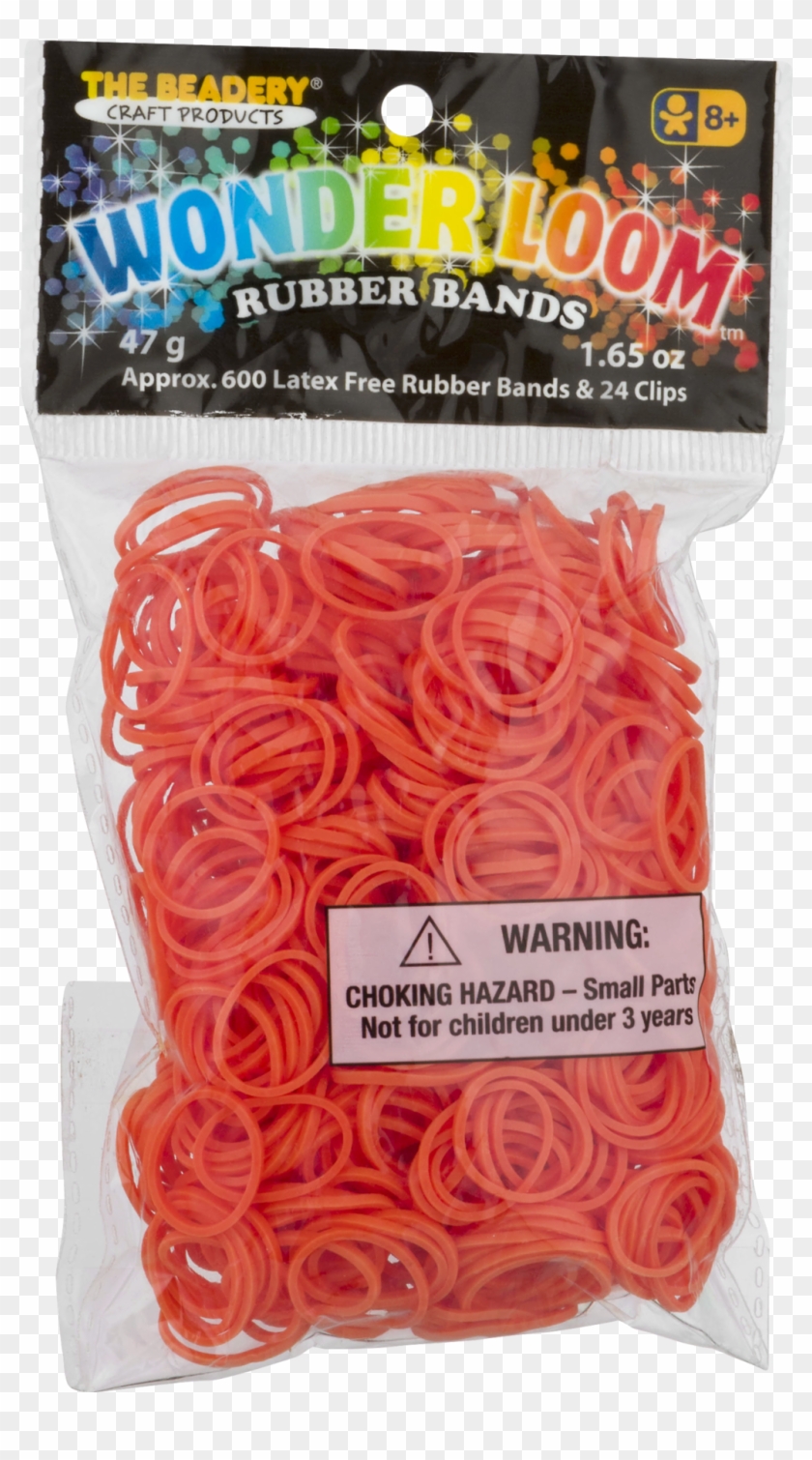 Wonder Loom Rubber Bands Orange, - Chinese Noodles Clipart #3685034