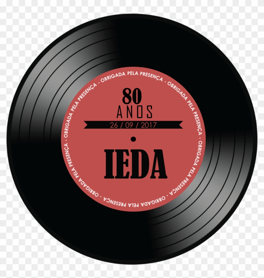 Disco De Vinil Anos 60 Png - Circle Clipart