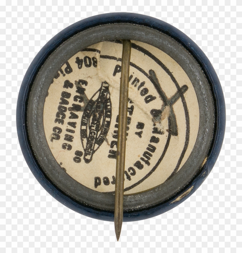 100 Percent American Button Back Social Lubricators - Wall Clock Clipart