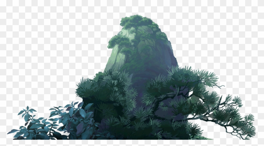 #mountain #trees #landscape #chinese #asian #ftestickers - Redwood Clipart