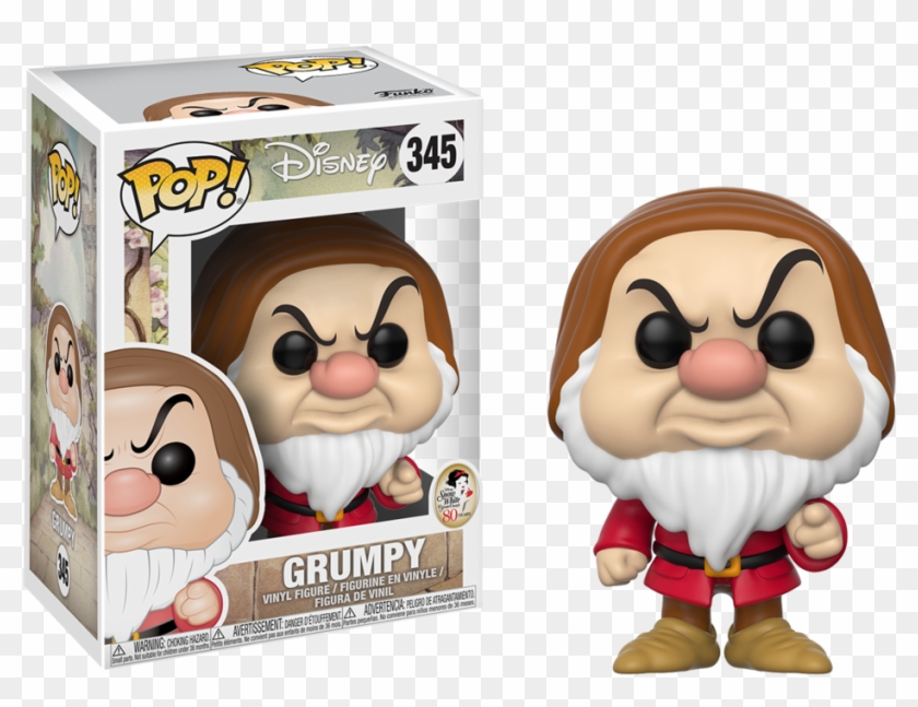 Snow White And The Seven Dwarfs Grumpy Pop Vinyl Figure - Funko Pop Grumpy Clipart #3685816