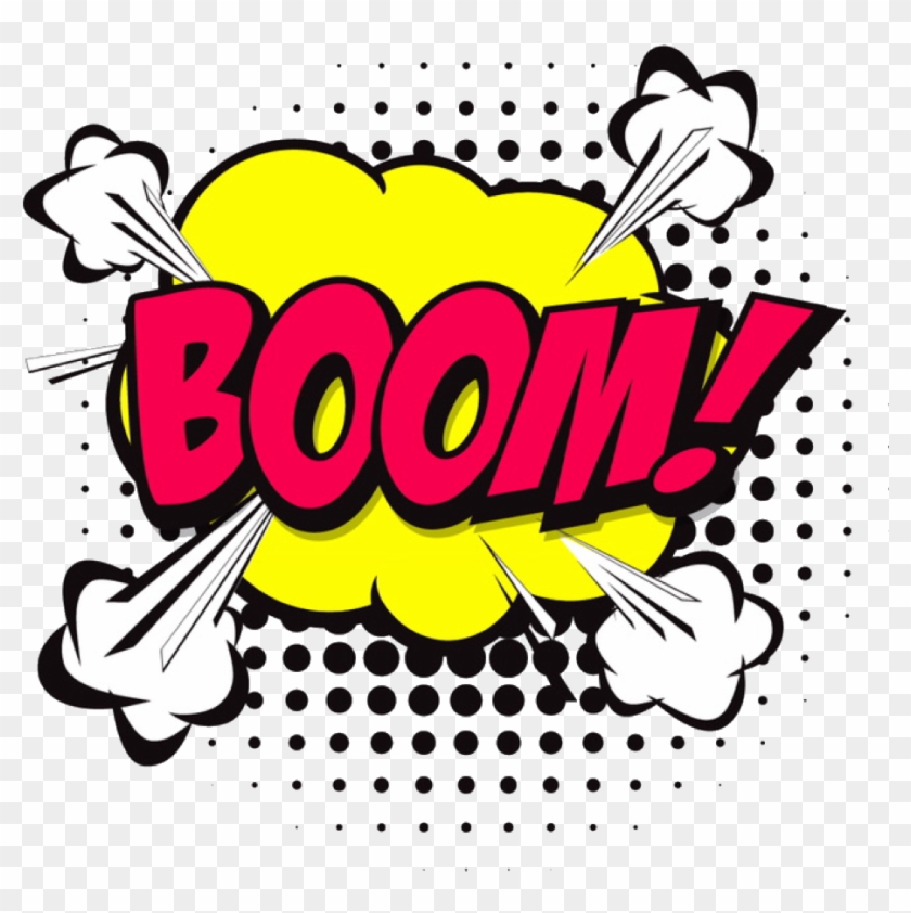 #comic #cartoon #boom #freetoedit - Boom Speech Bubble Png Clipart