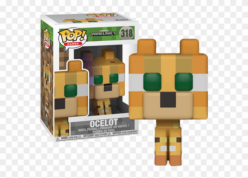 Pop Vinyls - Ocelot Minecraft Funko Pop Clipart #3686406