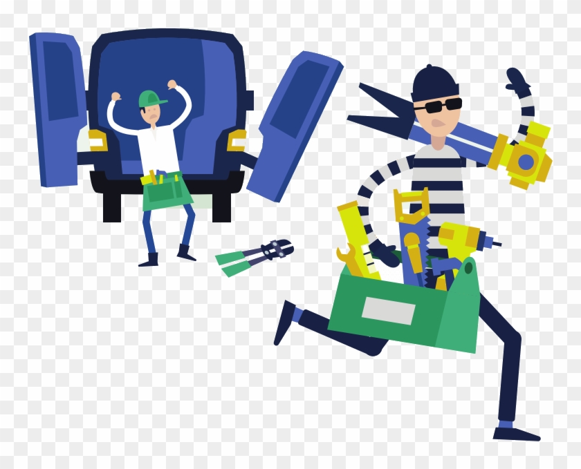 Tools Insurance - Cartoon Clipart