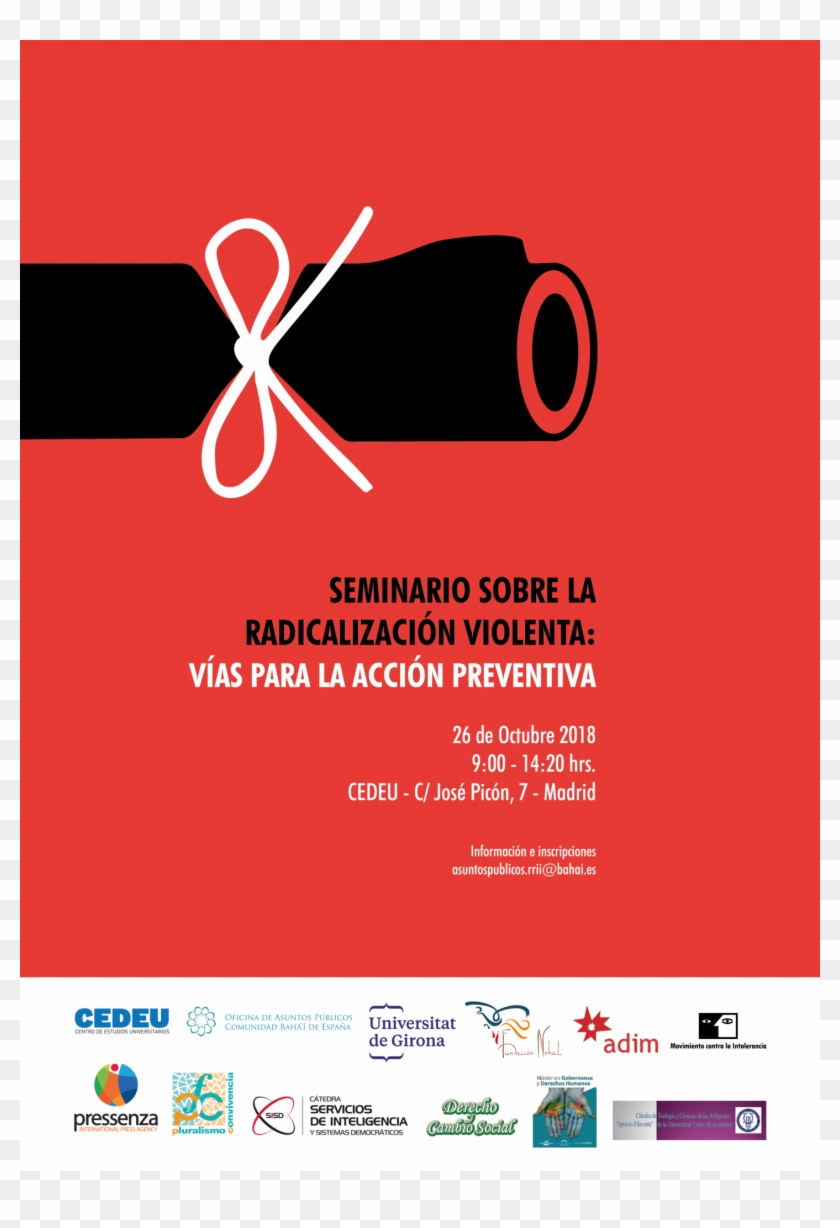 Seminario Sobre La Radicalización Violenta, Vías Para - Graphic Design Clipart #3687276
