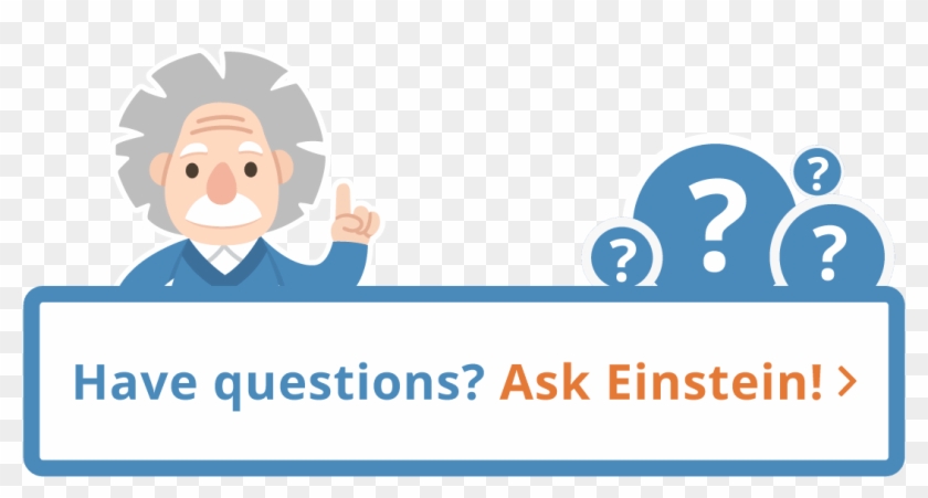 Ask Einstein Sidebar - Cartoon Clipart
