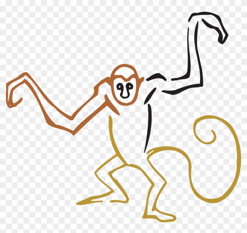 Vector Graphics, - Monkey Clipart #3687764