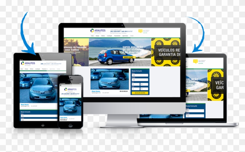 Criação De Site Para Lojas De Carros - Gadget Clipart #3687926