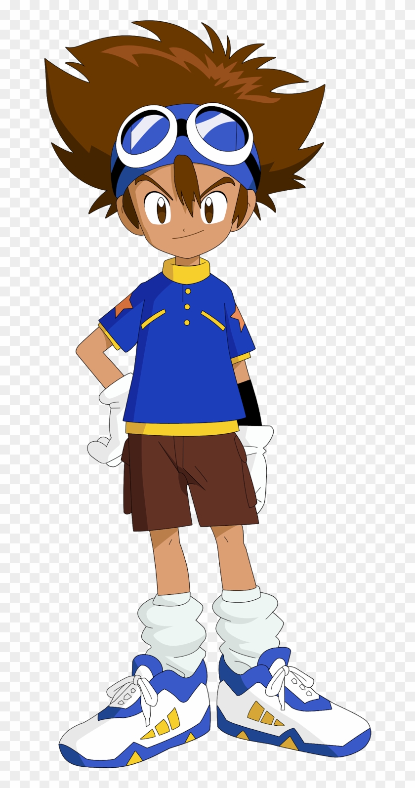 Digimon Season 1 Characters - Tai Digimon Png Clipart