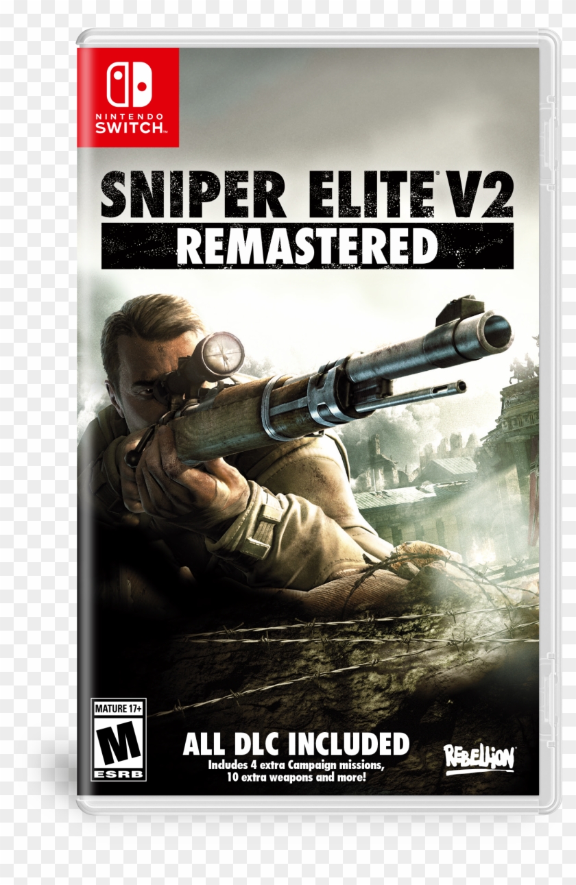 Sniper Elite V2 Remastered - Sniper Elite V2 Remastered Switch Cover Clipart