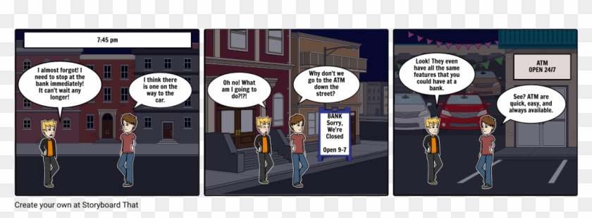 Atm Psa - Cartoon Clipart #3688554