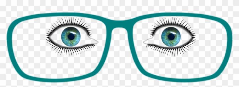Clip Sunglasses Plastic Frame - Eyes Pattern - Png Download