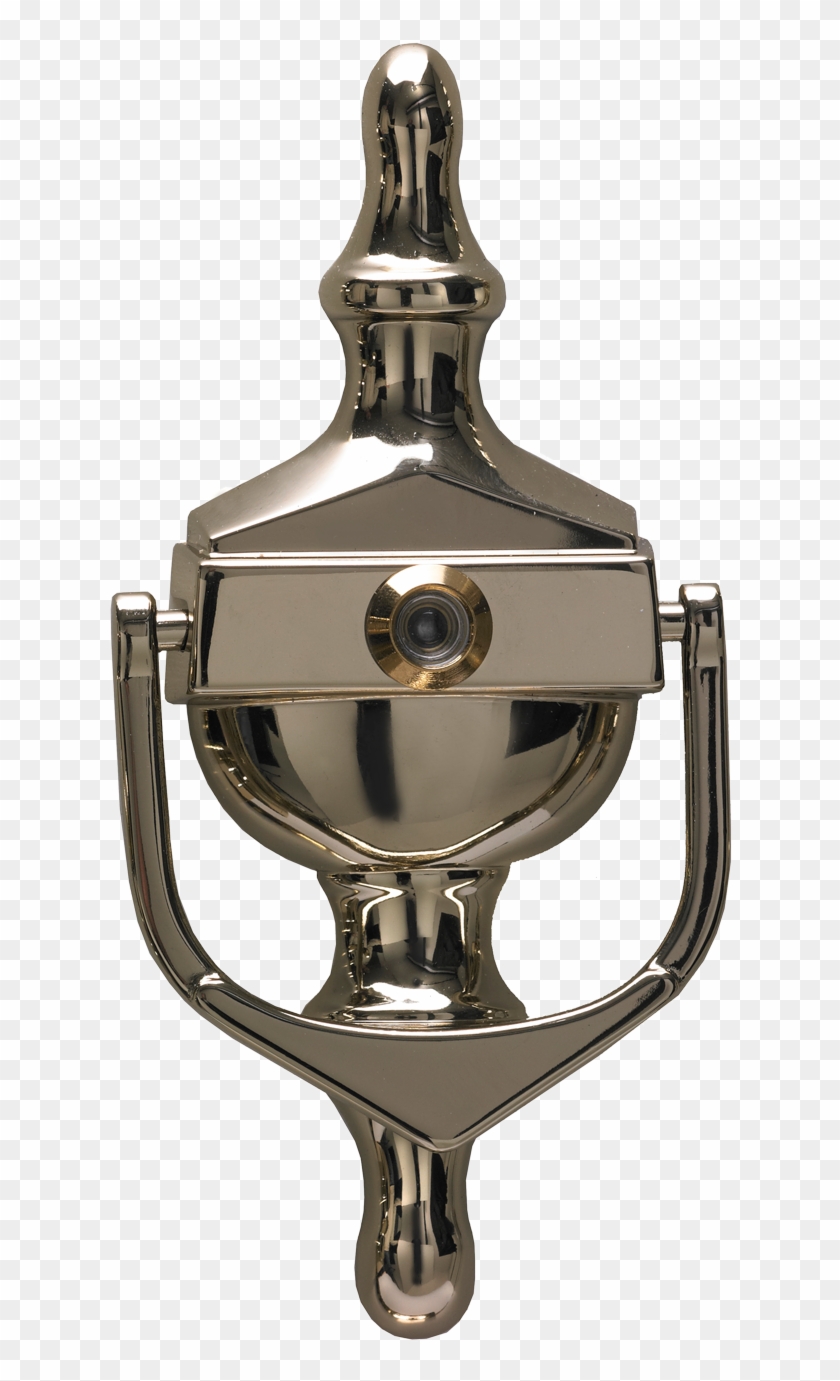 Gold Urn Spy - Urn Door Knocker With Spy Hole Clipart #3689290
