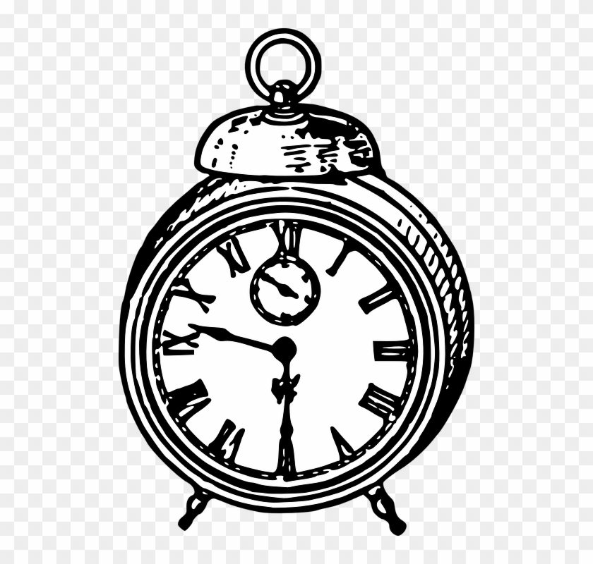 Alarm Clock Clock Vintage Antique Old Retro Alarm - Clock Clipart #3689449