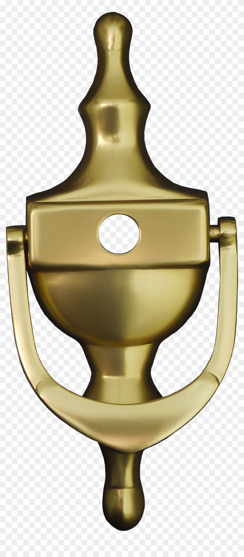 The Victorian Urn Anodised Gold Door Knocker Has Been - Brass Clipart #3689509