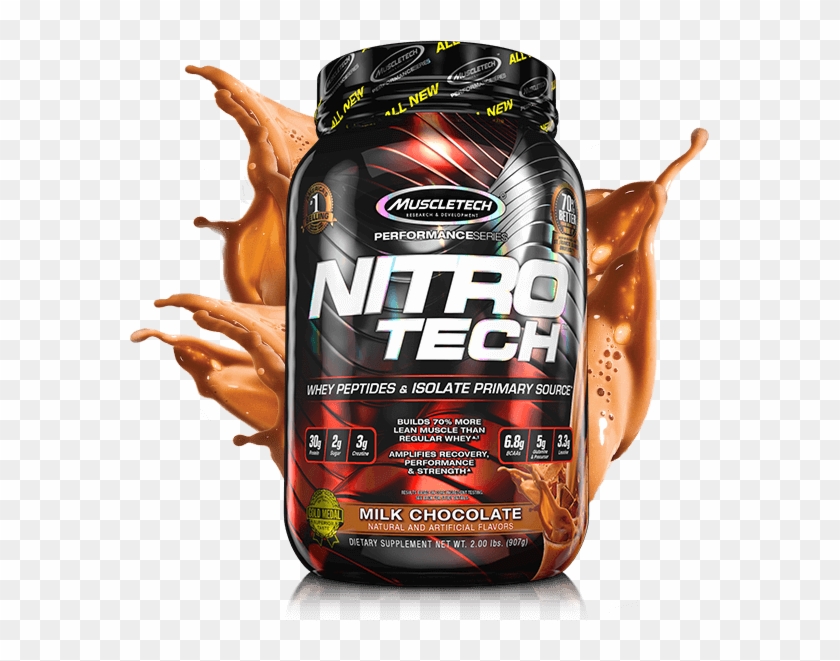 Nitro-tech Container - Nitro Tech Weight Gainer Clipart #3689594